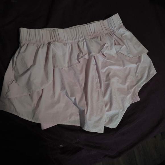 Blogilates Popflex Target Plus Size Pink Ruffle Short XL - Picture 4 of 5